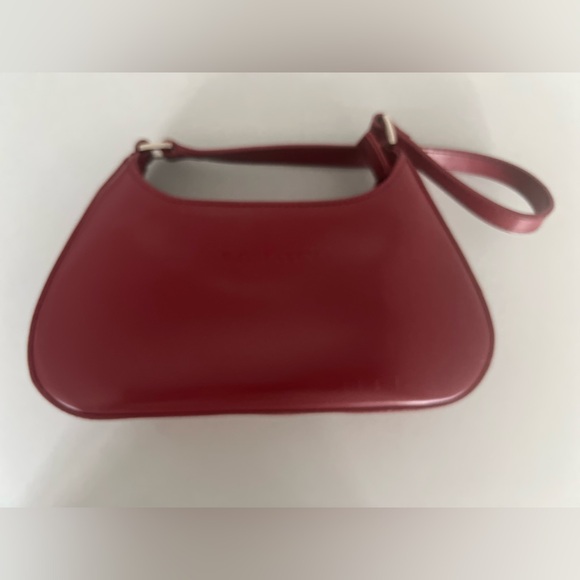 Burgundy Handbag Mini Red Shoulder Bag Purse - Picture 4 of 11